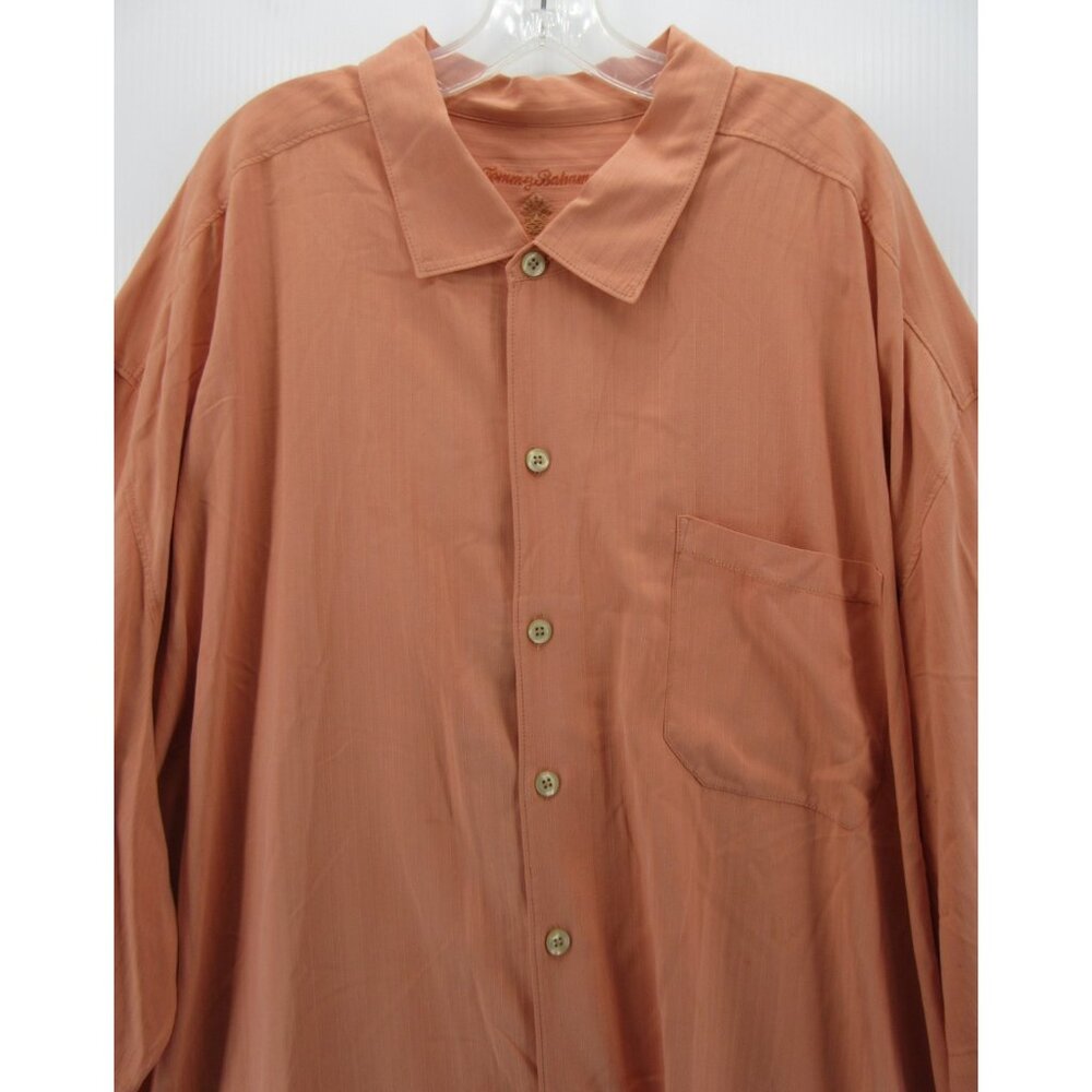 Tommy Bahama Shirt 3XB Big Silk Hawaiian Camp Button Up Resortwear * - Picture 2 of 13
